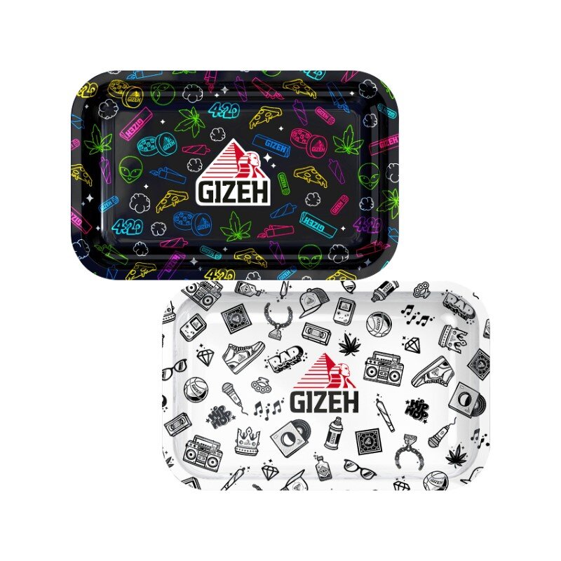 GIZEH - Rolling Tray - 27.5 x 17.5cm - Comic white - Medium Bild 2