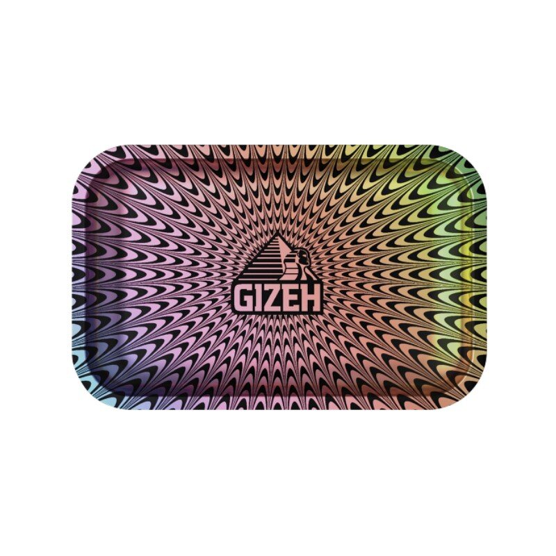 GIZEH - Rolling Tray - 27.5 x 17.5cm - Trippy colored - Medium