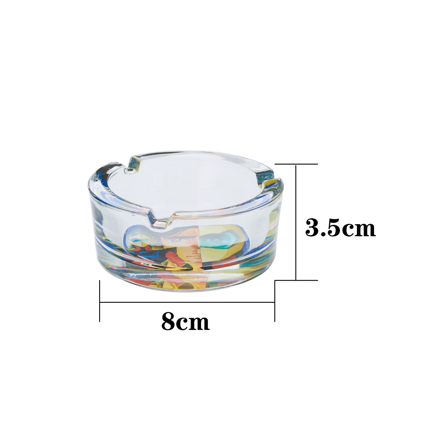 Goldorak Glas Aschenbecher rund - Display - 6 Stück Bild 2