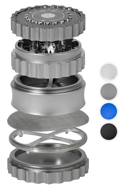 Grinder Alu Chain - 62mm - 6 Layers - Black Bild 2