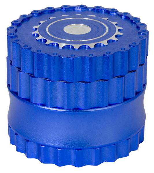 Grinder Alu Chain - 62mm - 6 Layers - Blue