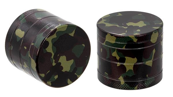 Grinder Metall Military Camouflage - 40mm - 4 Layers - Display - 12 Stück Bild 2