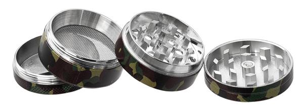 Grinder Metall Military Camouflage - 40mm - 4 Layers - Display - 12 Stück Bild 3