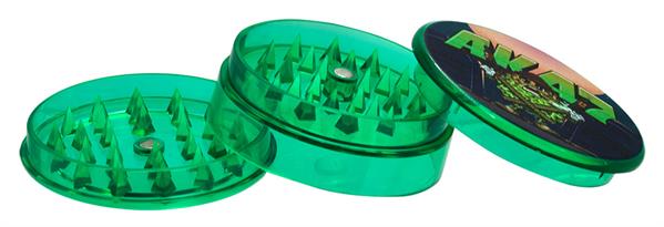 Grinder Plastic - AK47 Buds - 50mm - 3 Layers - Display - 12 Stück Bild 3