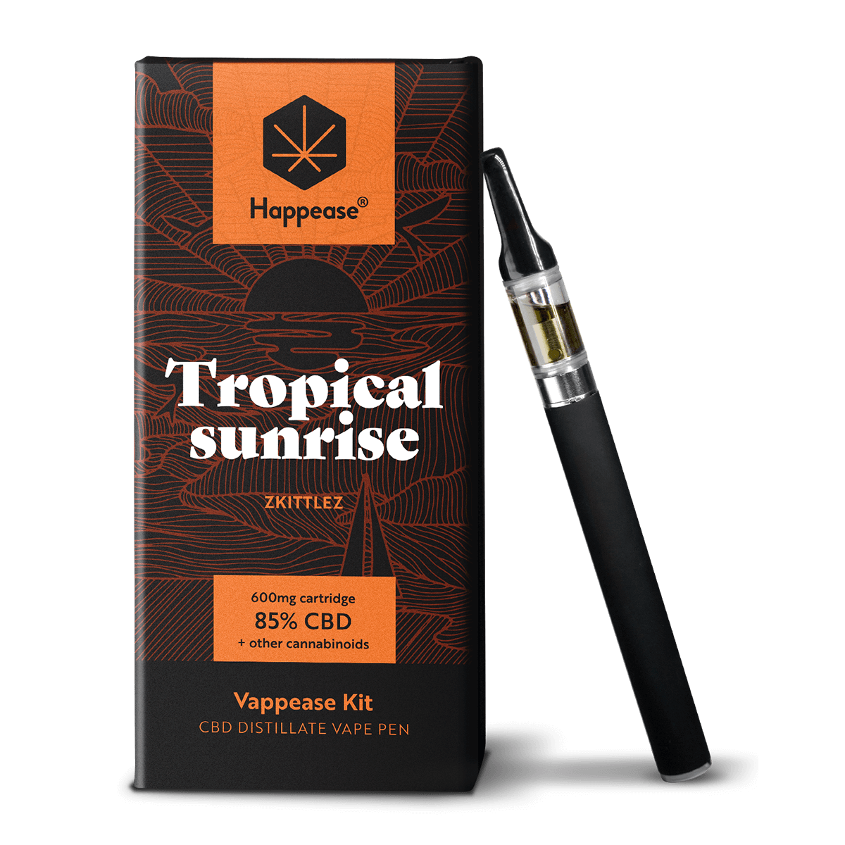 Happease - Vaping Starter Kit 85% CBD - Tropical Sunrise