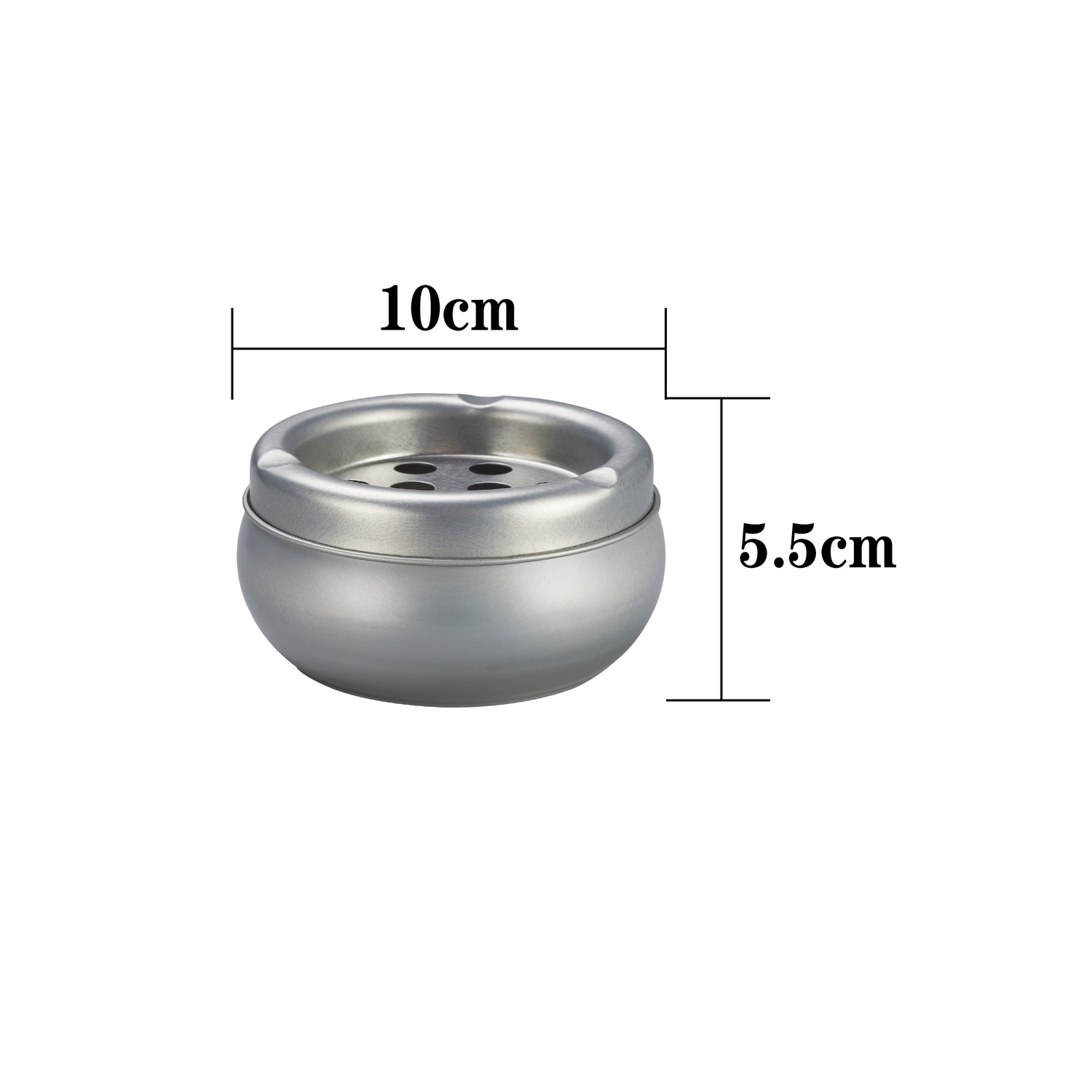 Metall Aschenbecher - Display - 6 Stück Bild 5