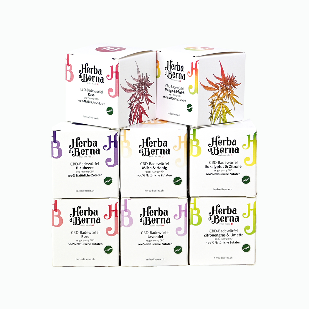 Herba di Berna - CBD Badewürfel - 150mg CBD - Eukalyptus & Zitrone Bild 3