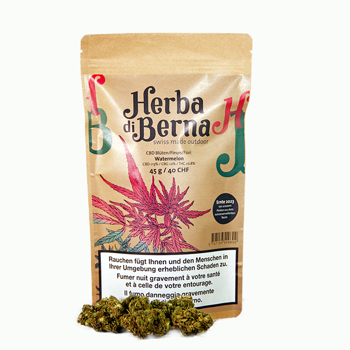 Herba di Berna - Oudoor CBD Blüten - Watermelon - 45g Bild 2