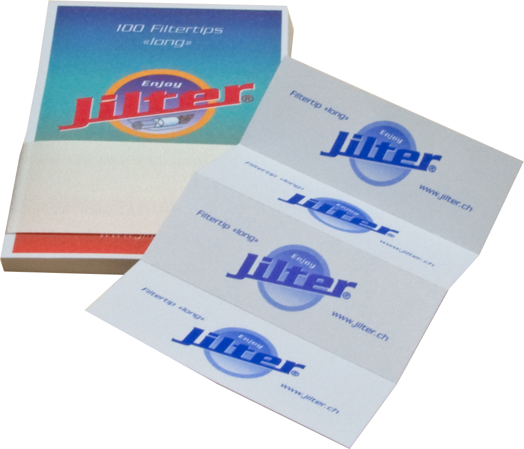 Jilter - Filtertips Blau LONG - 10er Pack Bild 3