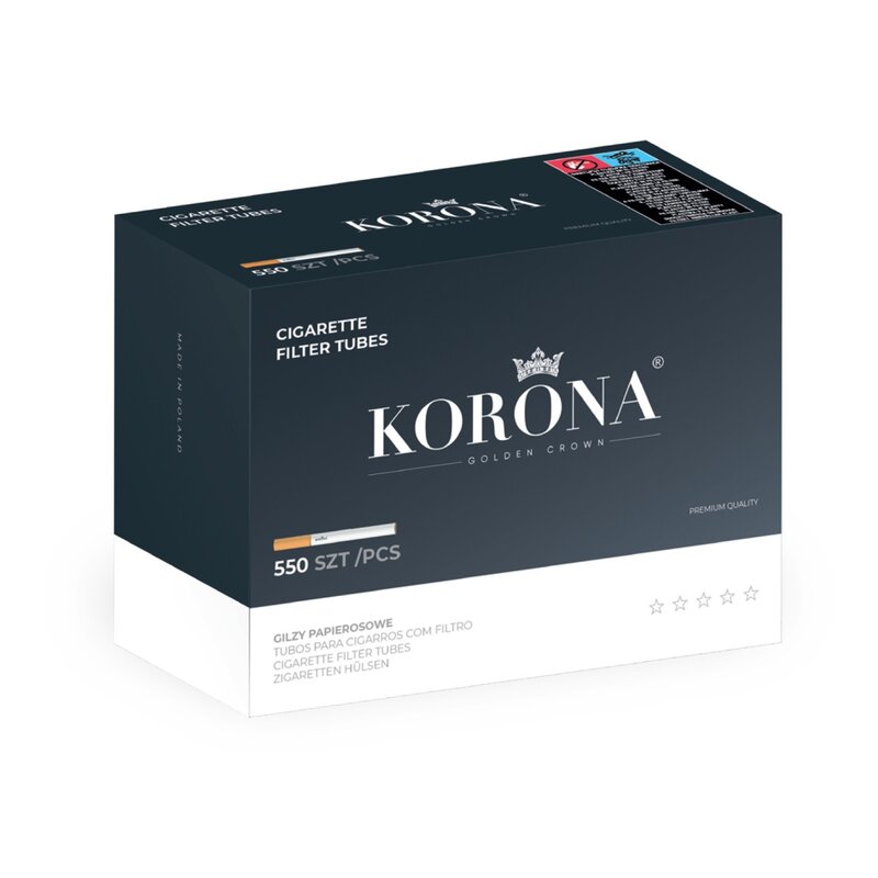 Korona - Zigarettenhülsen - Box - 550 Stück