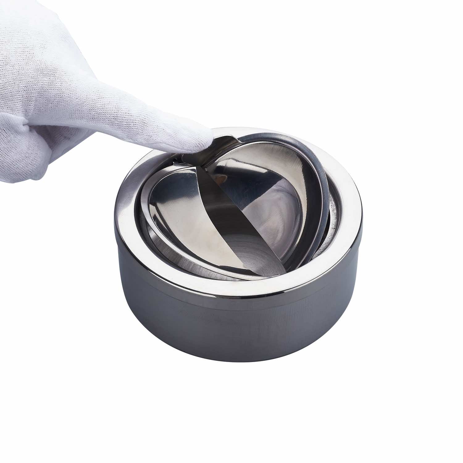 Metall Kippaschenbecher - Display - 6 Stück Bild 2