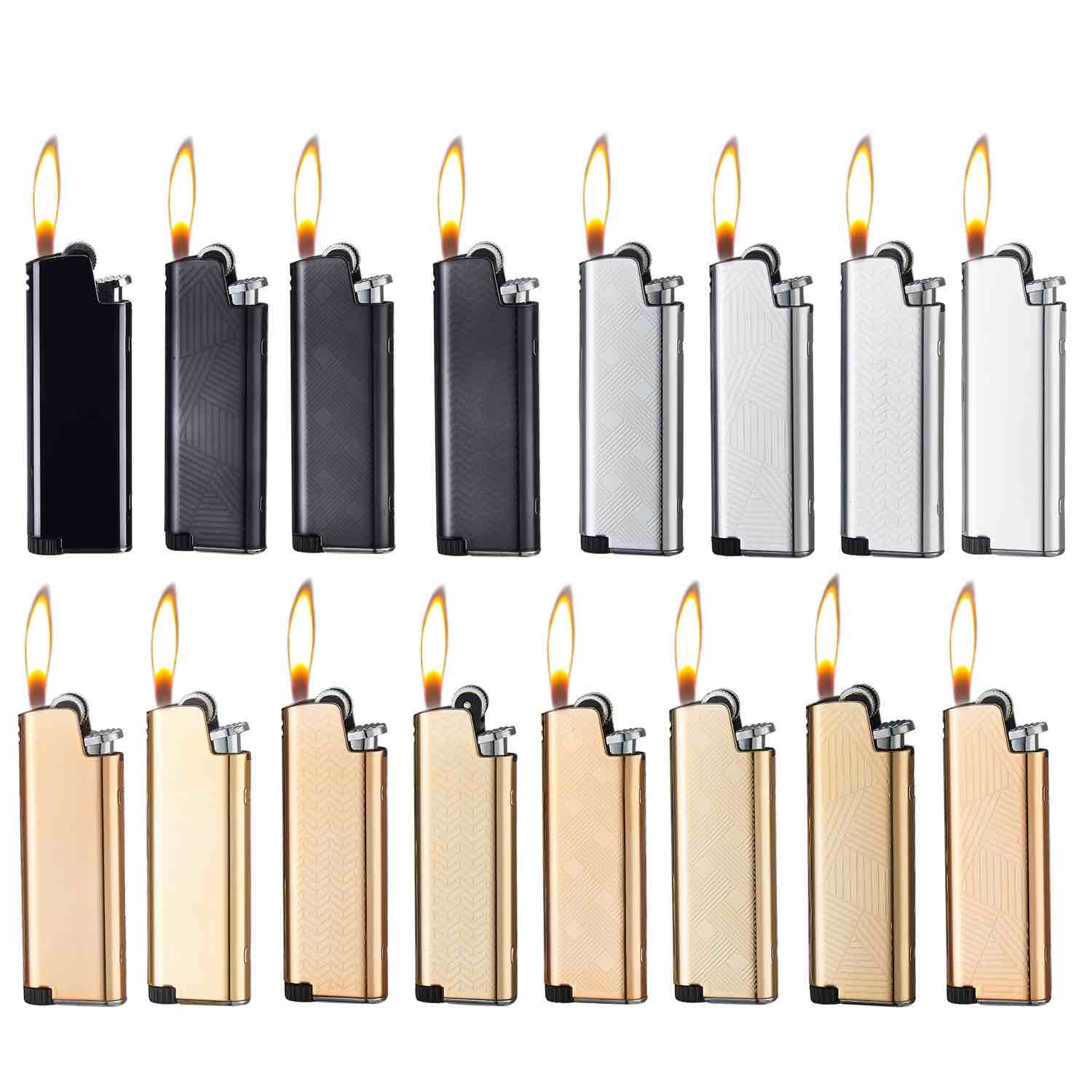 Champ - Metallic Case Feuerzeug Classic - Display - 30 Stück Bild 2