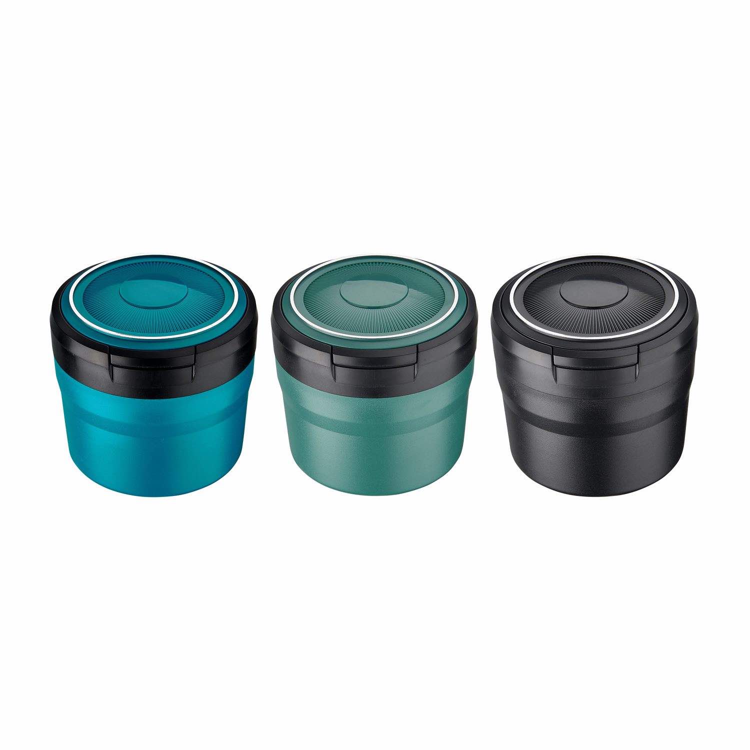 Mini Auto Aschenbecher mit LED Beleuchtung - Display - 6 Stück Bild 2