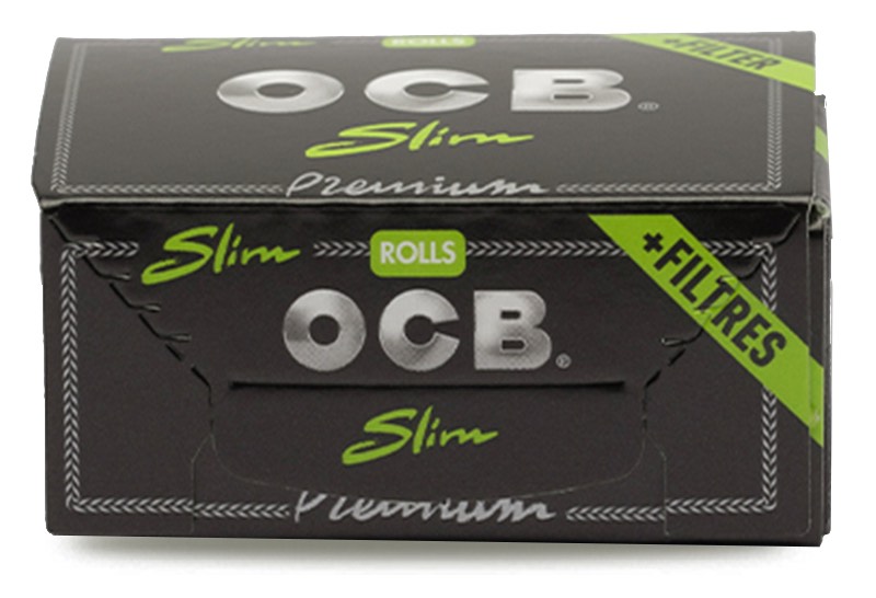 OCB - Premium Slim Rolls + Tips - Box - 24 Stück Bild 3