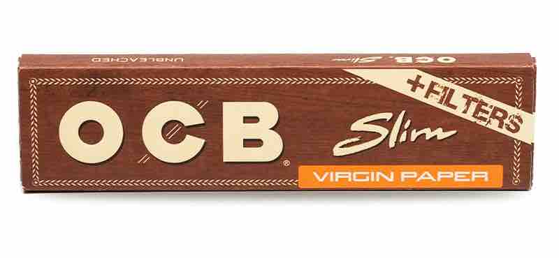 OCB - Virgin Slim Unbleached + Tips - Box - 32 x 32 Stück Bild 3