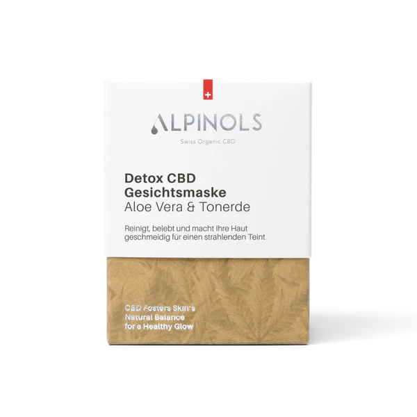 Alpinols - CBD Gesichtsmaske mit Aloe Vera & Heilerde - 50ml Bild 4
