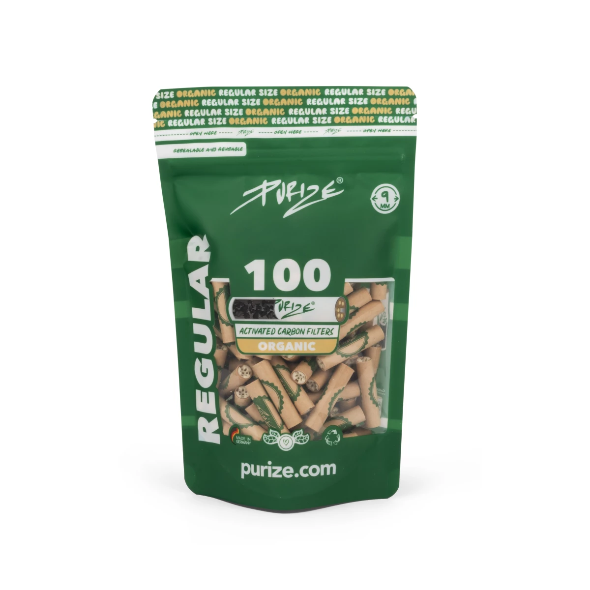 Purize - Regular Size - 9mm - 100 Stück - Organic