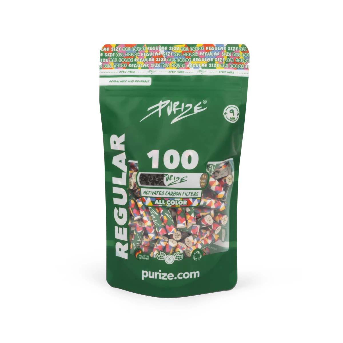 Purize - Regular Size - 9mm - 100 Stück - All Color