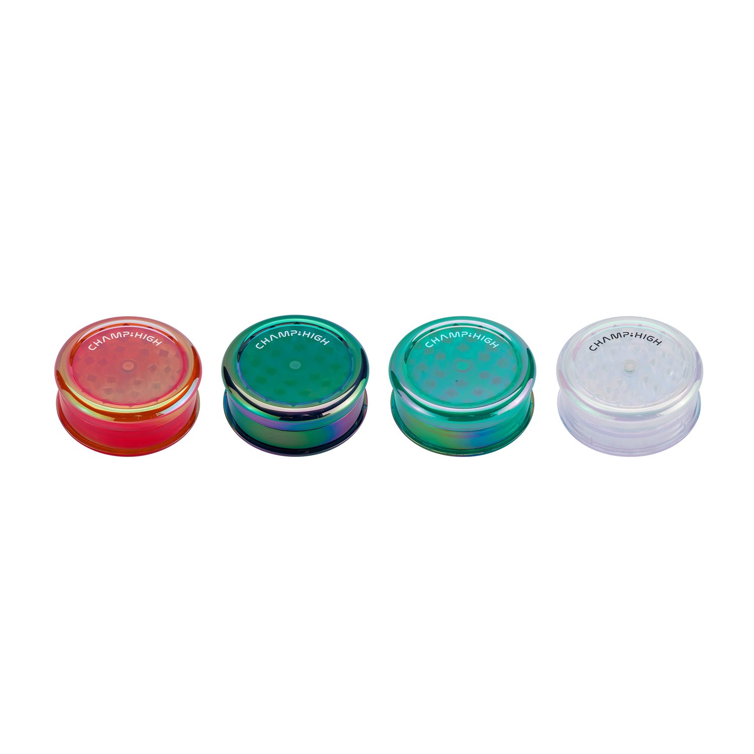 Champ High - Plastic Grinder Rainbow - 61mm - 3 Layers - Display - 12 Stück Bild 2