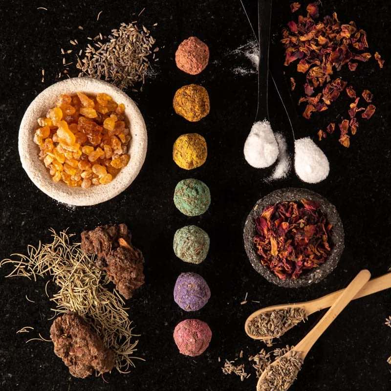 Räucherkugeln - 7 Chakras - Box - 7 Stück Bild 3