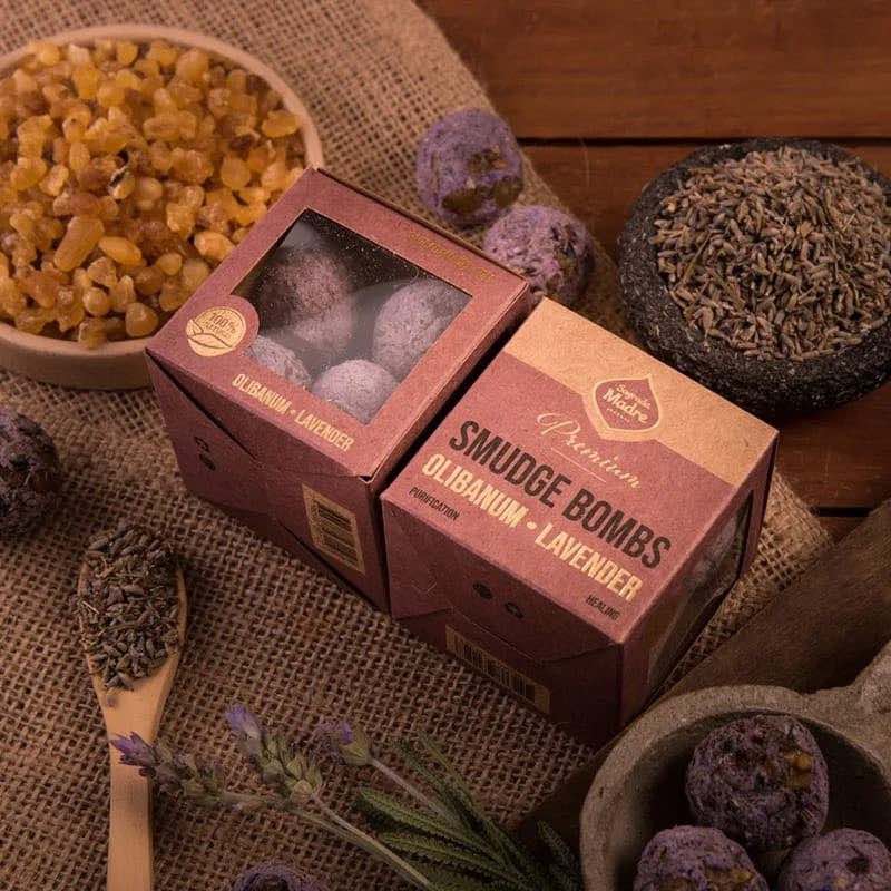 Räucherkugeln - Weihrauch & Lavendel - Box - 8 Stück Bild 2