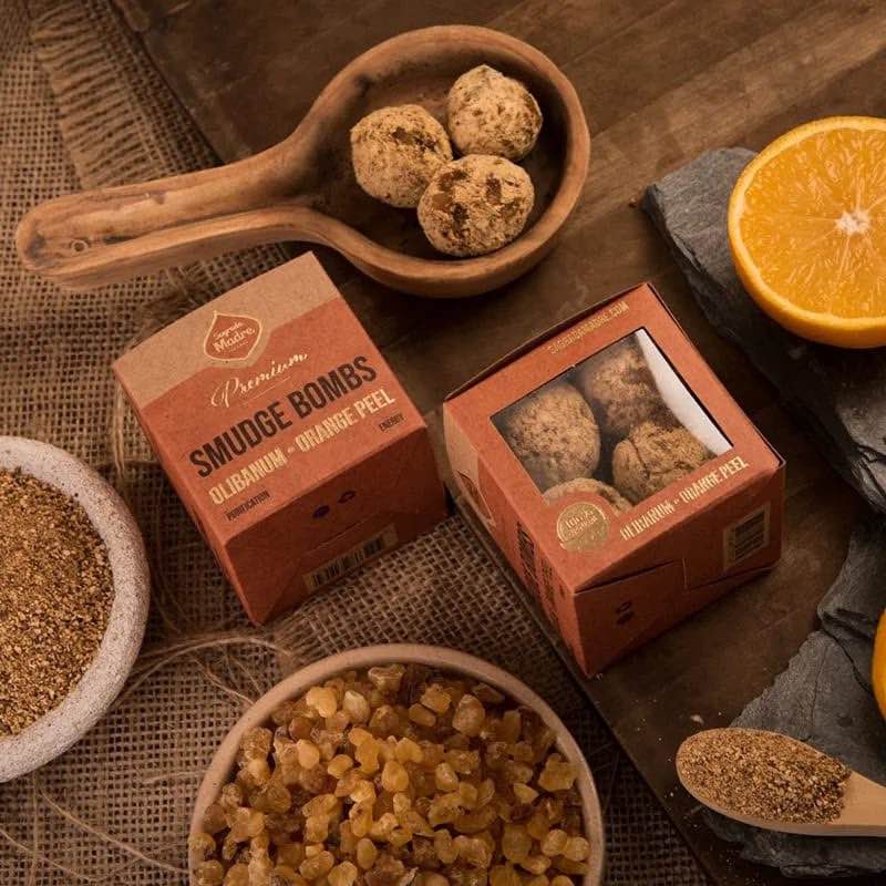 Räucherkugeln - Weihrauch & Orangenschale - Box - 8 Stück Bild 2