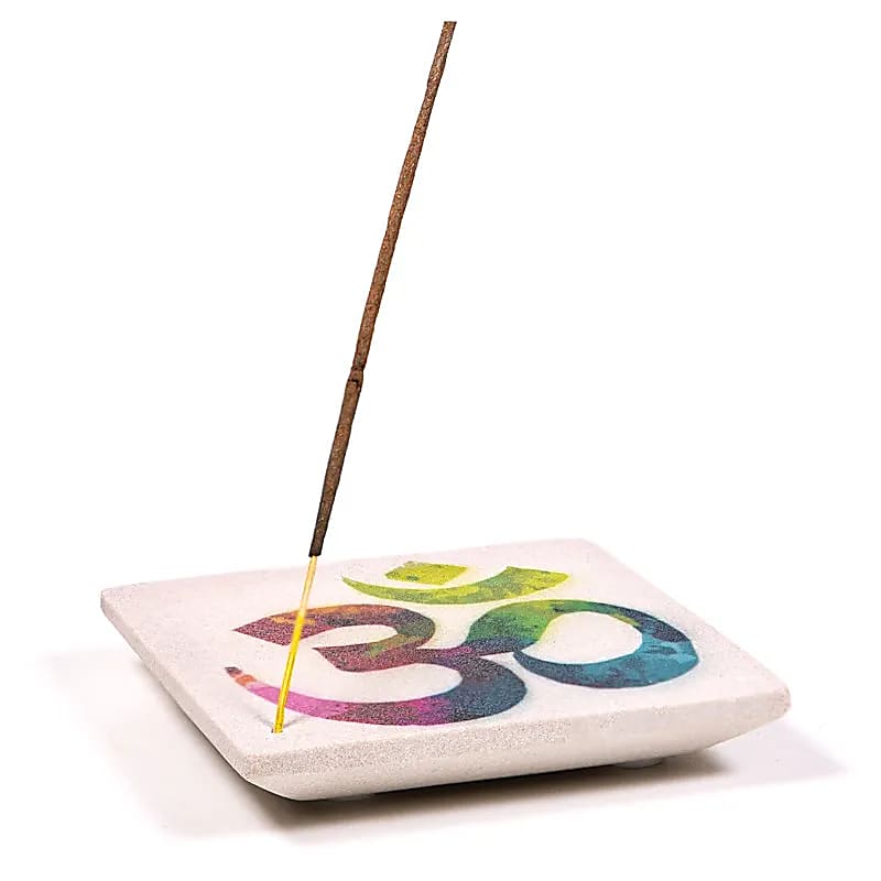 Räucherstäbchenhalter - Sandstein viereckig - OM - 1 Stück