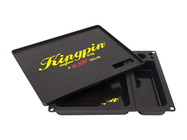RAW - Kingpin Mafioso Rolling Tray - 26cm x 21cm x 4cm