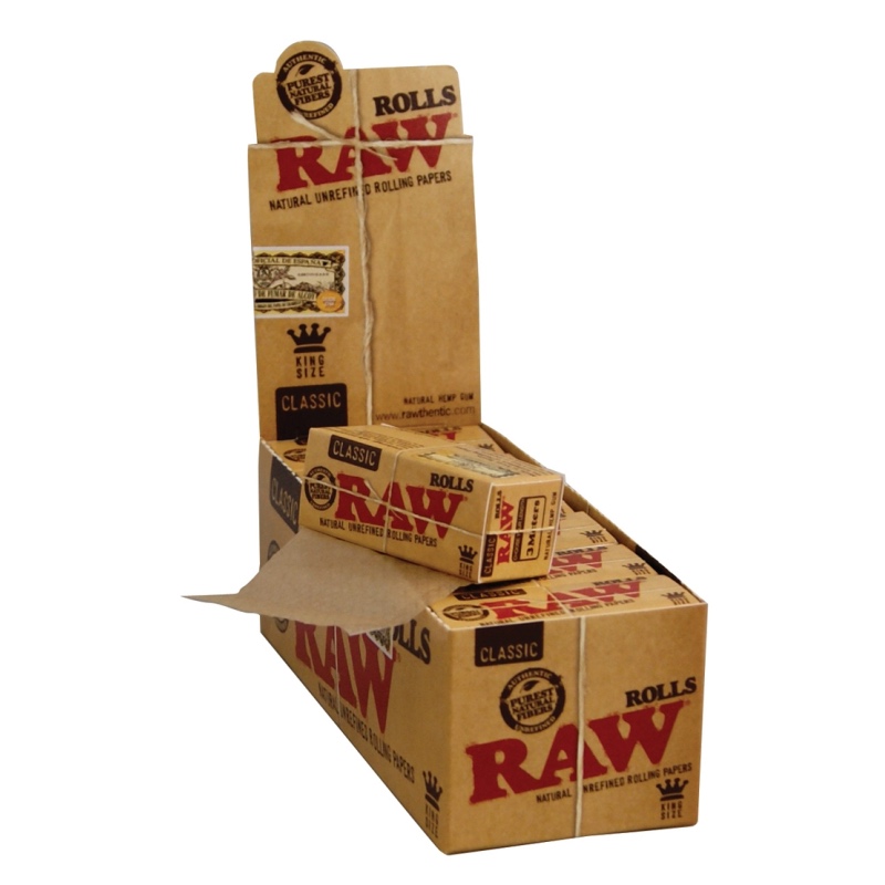 RAW - Classic Rolls King Size - 3m - Box - 12 Stück Bild 2