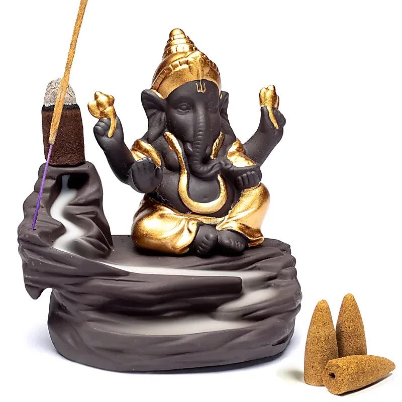 Rückfluss Räucherschale - Ganesha - 1 Stück Bild 2