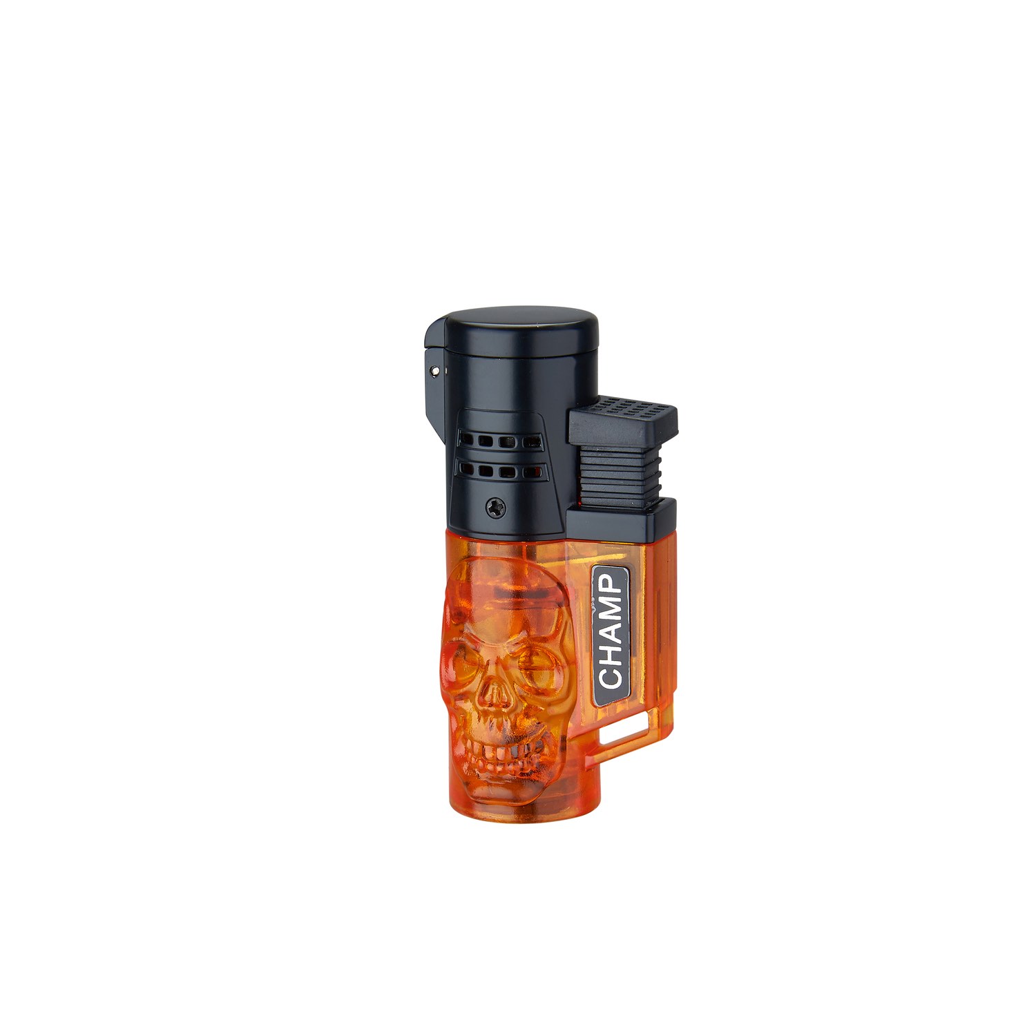 Champ - Skull Feuerzeug mit 2 blauen Flammen - Display - 12 Stück Bild 5