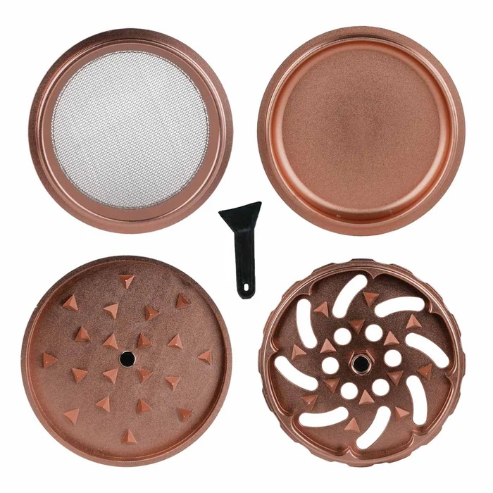 MedusaFilters - Keramik Spike Grinder - Rosé - 64mm - 4 Part Bild 2