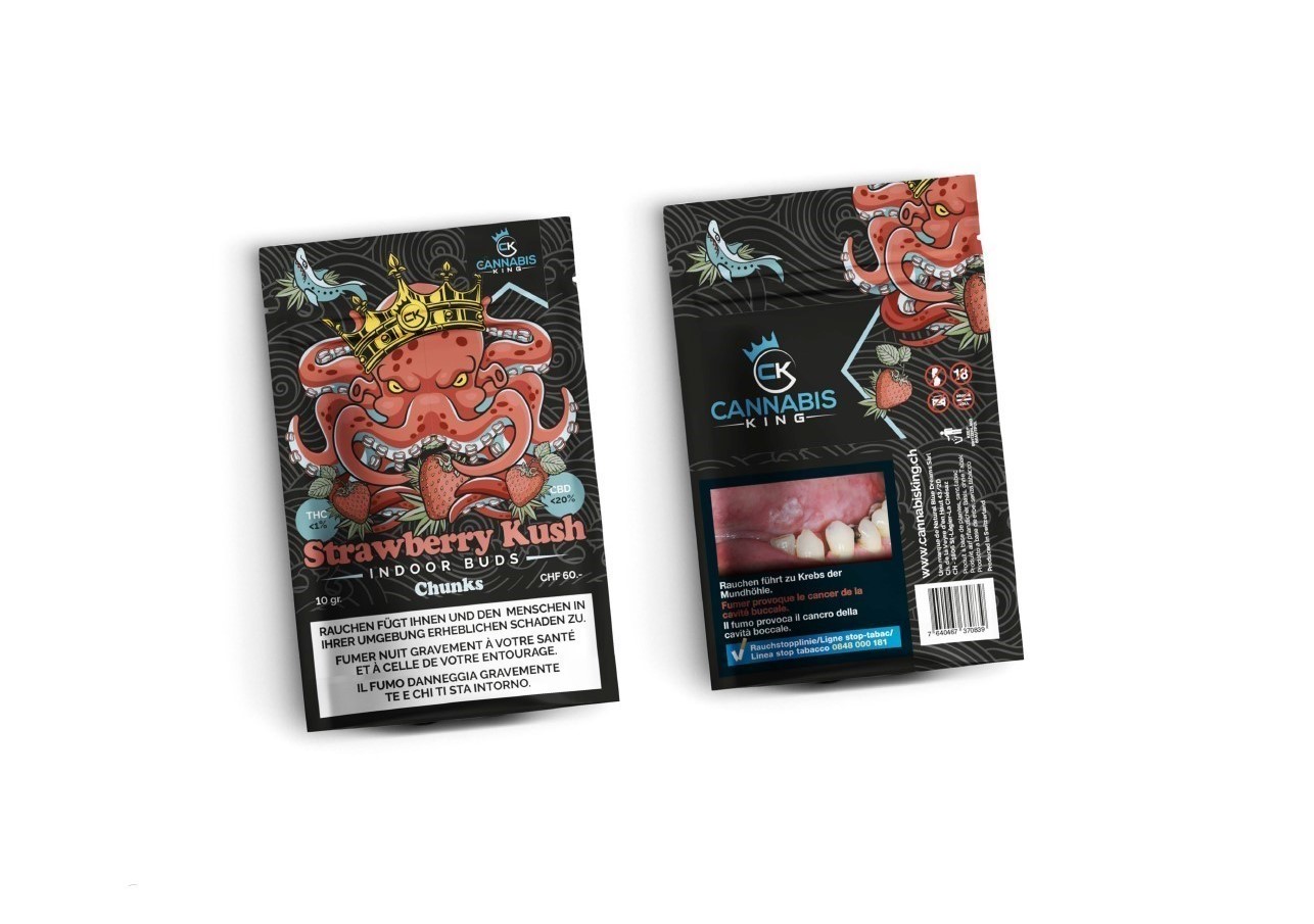 Cannabis King - Strawberry Kush Indoor CBD Chunks - 10g
