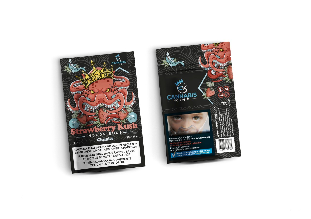 Cannabis King - Strawberry Kush Indoor CBD Chunks - 5g