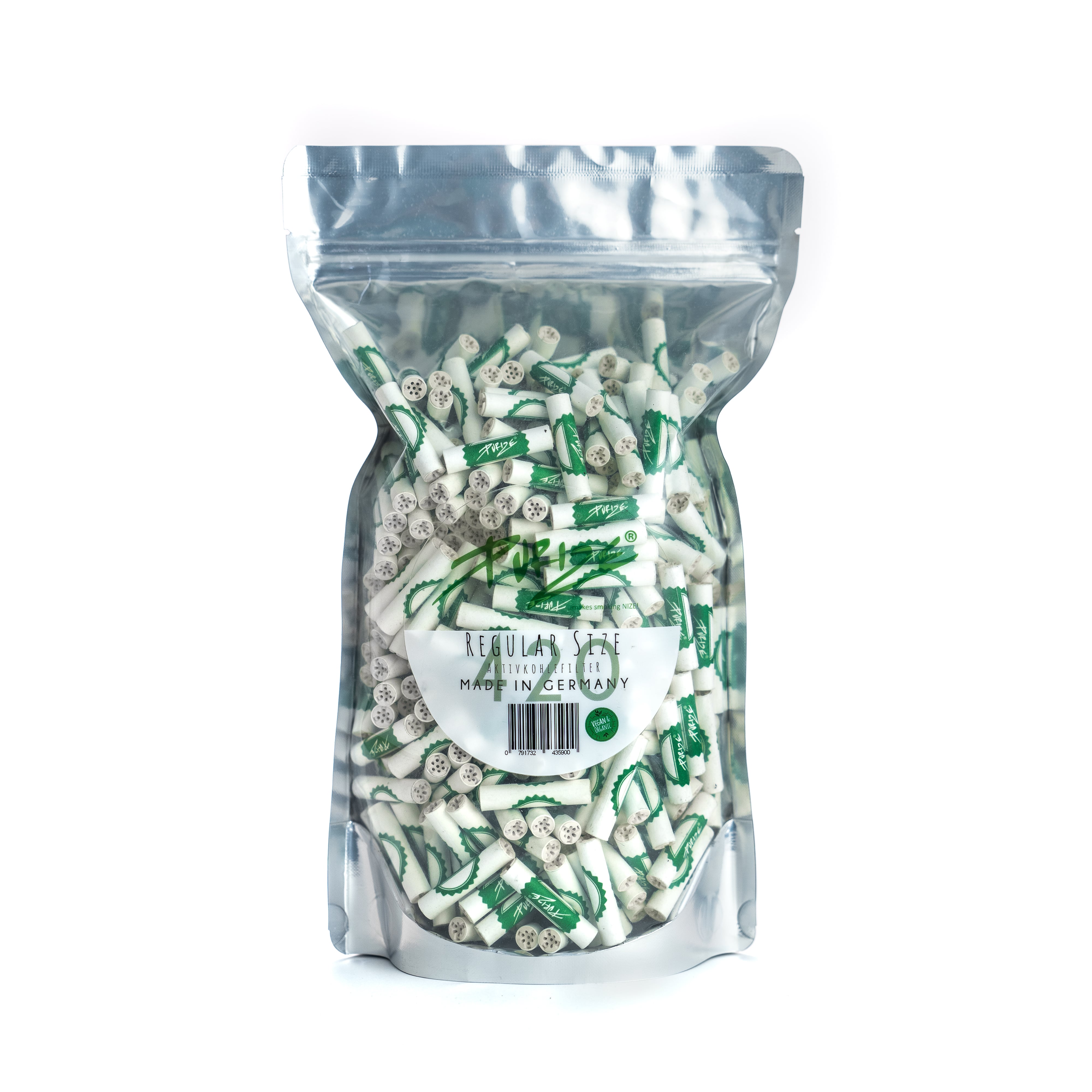 Purize - Regular Size - 9mm - 420 Stück - White