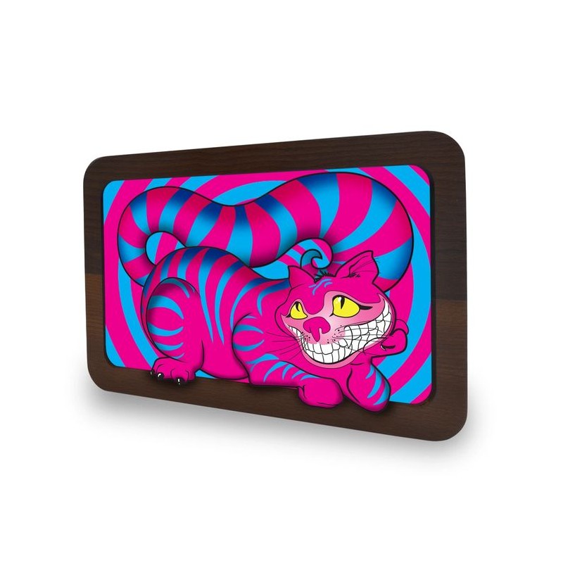 V Syndicate - 3D Wood Rolling Tray - 30 x 18cm - Seshigher Cat