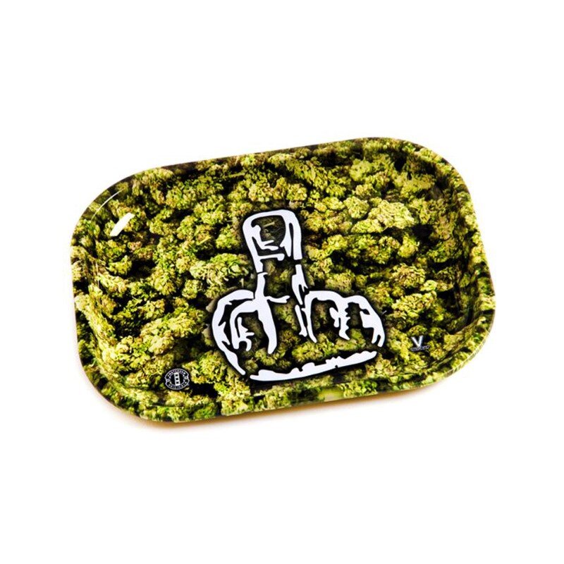V Syndicate - Metal Rolling Tray - 18 x 14cm - Finger Buds