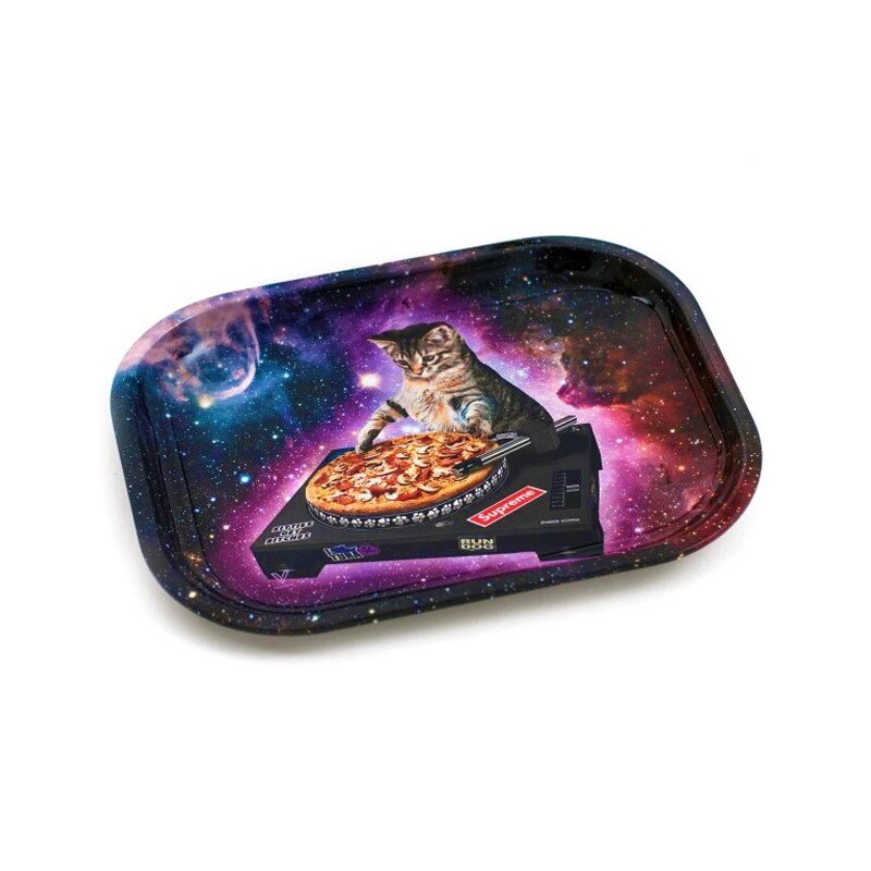 V Syndicate - Metal Rolling Tray - 18 x 14cm - Pussy Vinyl
