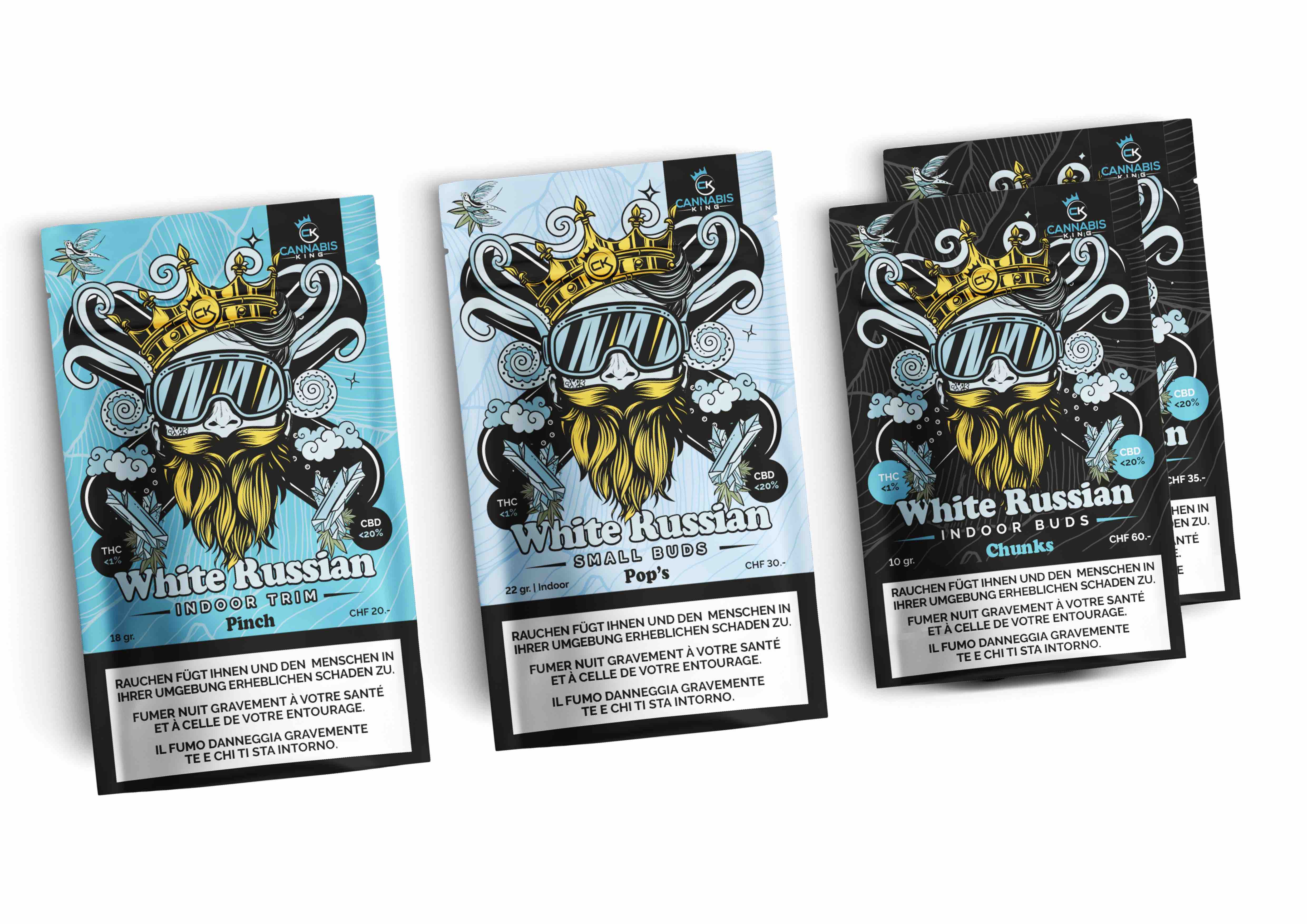 Cannabis King - White Russian Indoor CBD Pinch - 18g Bild 2
