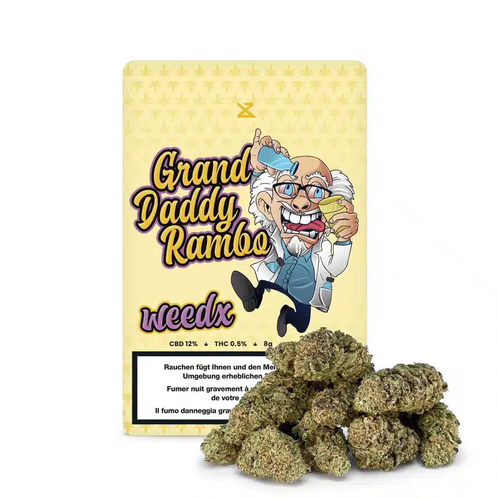 Weedx - Granddaddy Rambo - Indoor CBD Blüten - 8g Bild 2