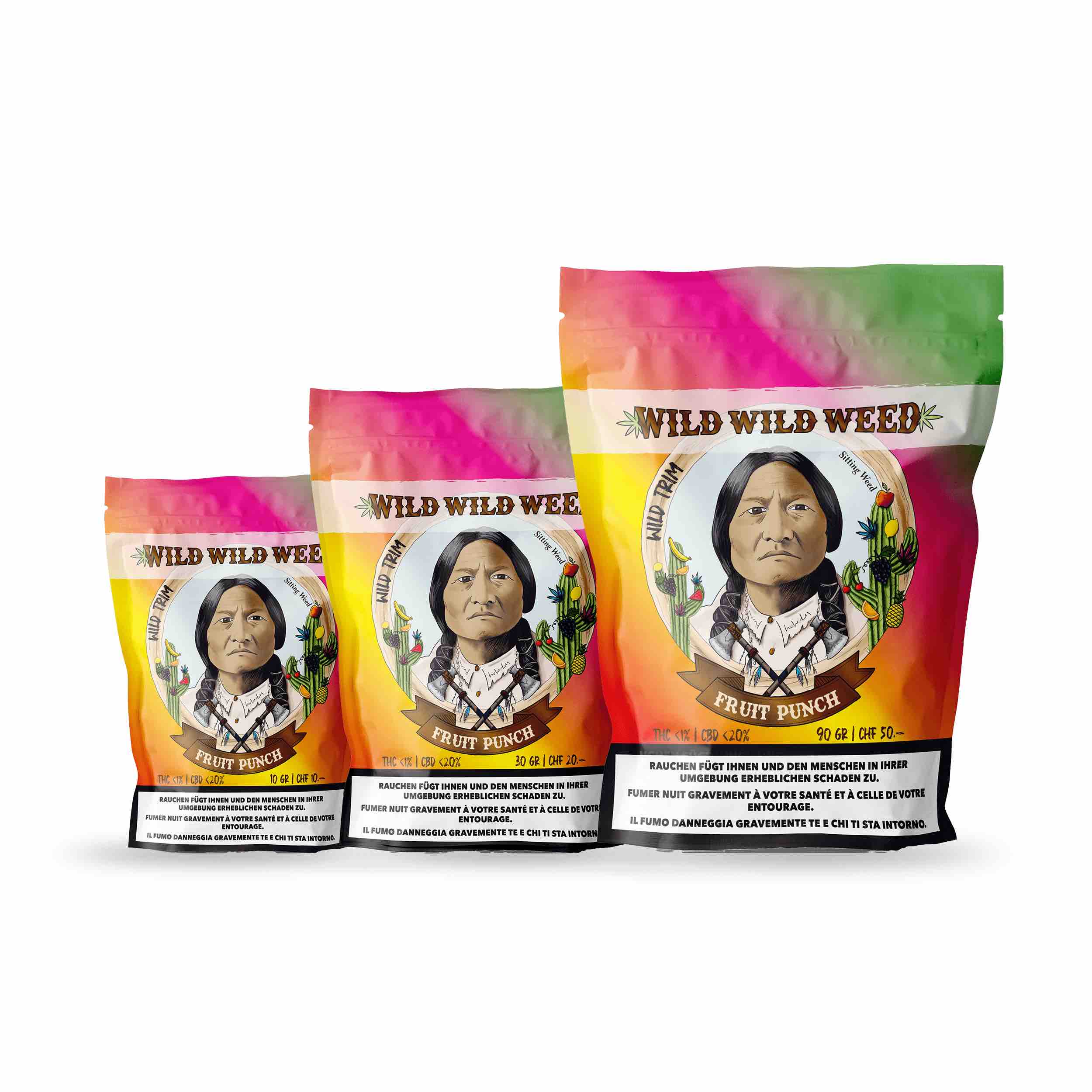 Wild Wild Weed - Fruit Punch - Indoor CBD Trim - 30g Bild 3