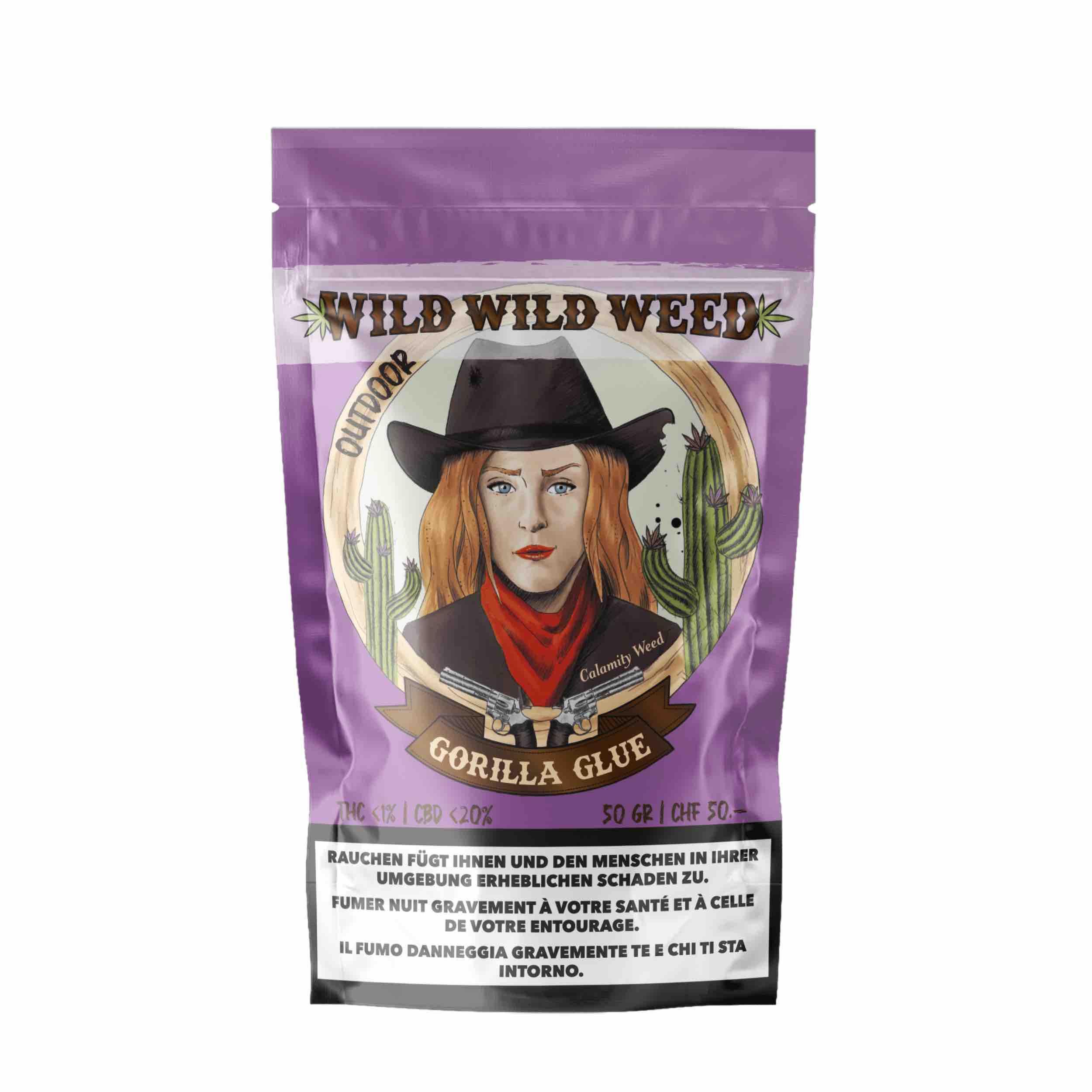 Wild Wild Weed - Gorilla Glue - Outdoor CBD - 50g