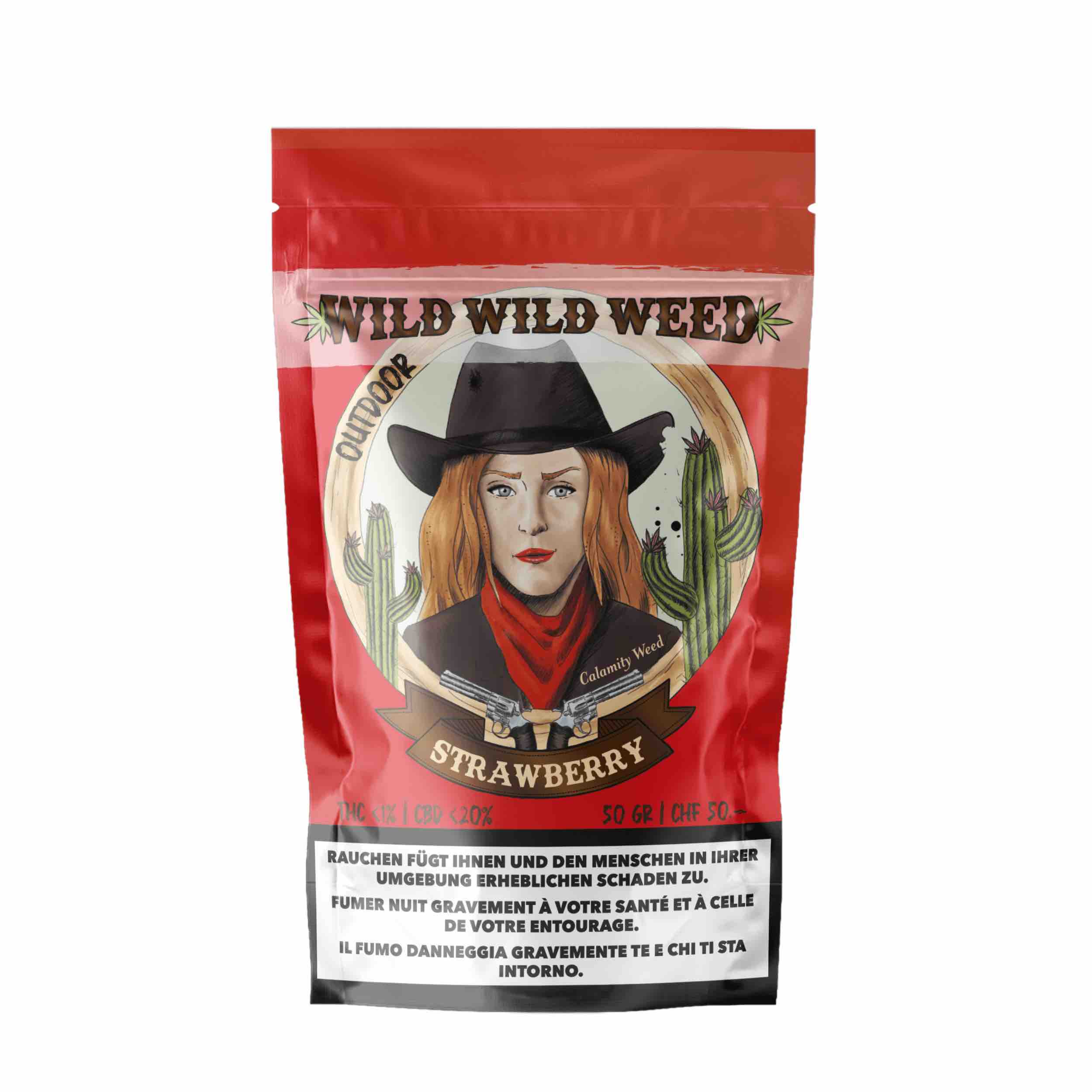 Wild Wild Weed - Strawberry - Outdoor CBD - 50g