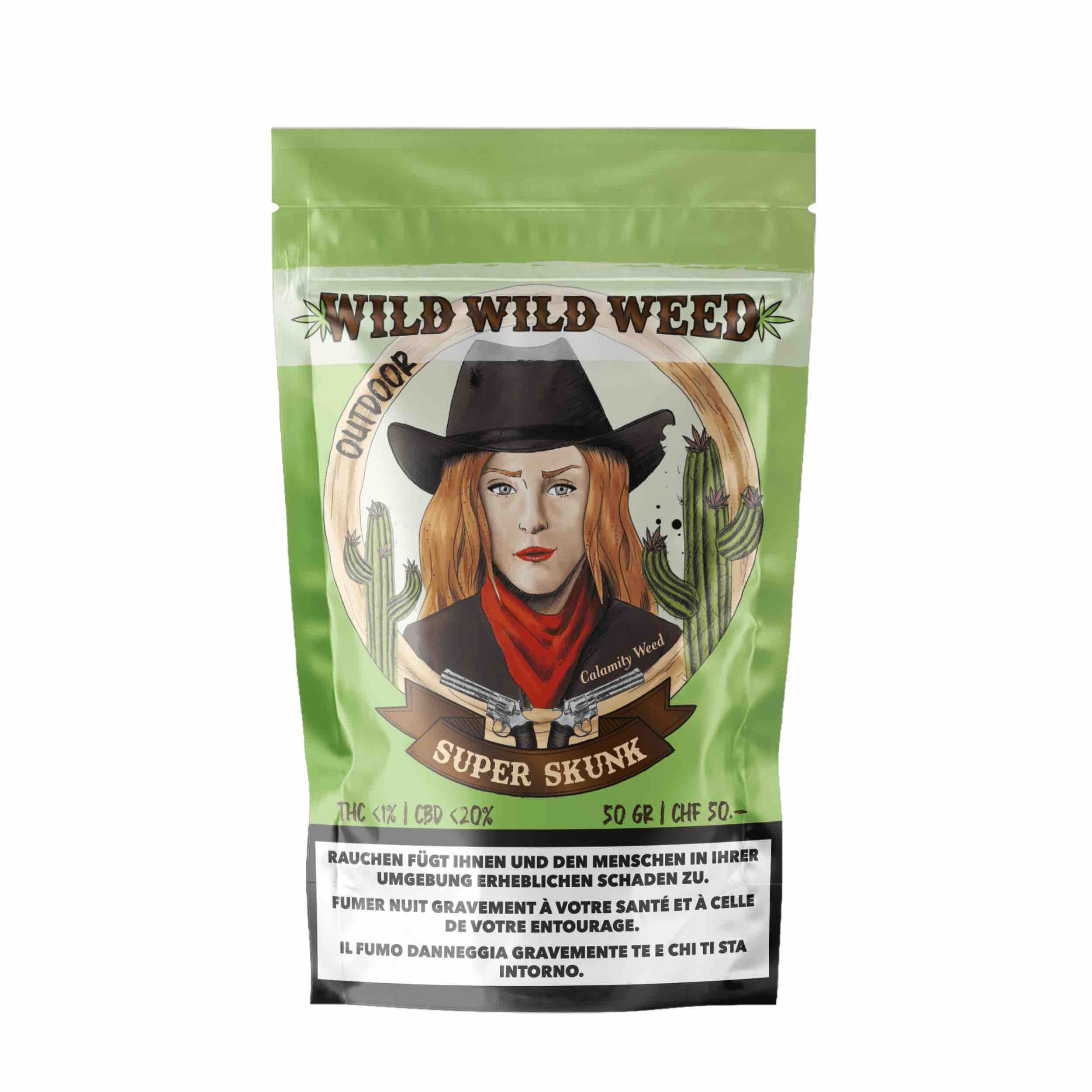 Wild Wild Weed - Super Skunk - Outdoor CBD - 50g