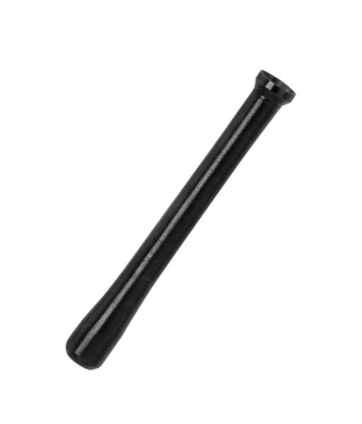 Ziehrohr Metall eloxiert - 65mm - Schwarz