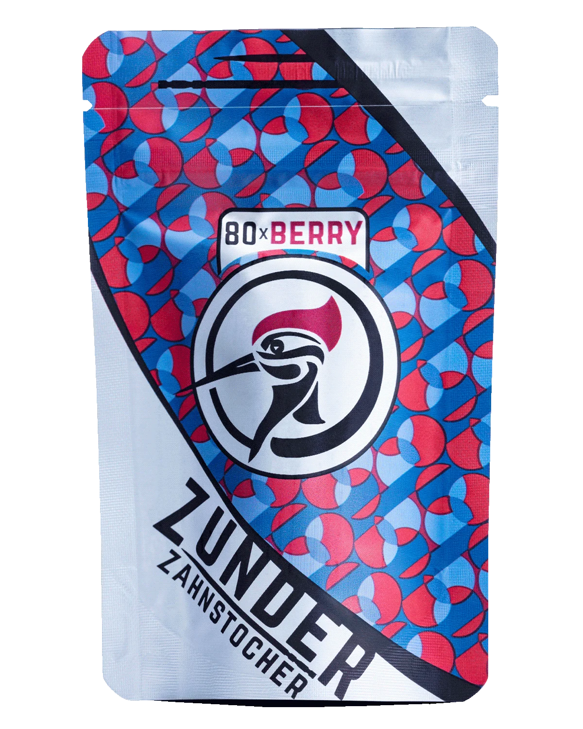 Zunder Zahnstocher - Berry - Bag - 80 Stück