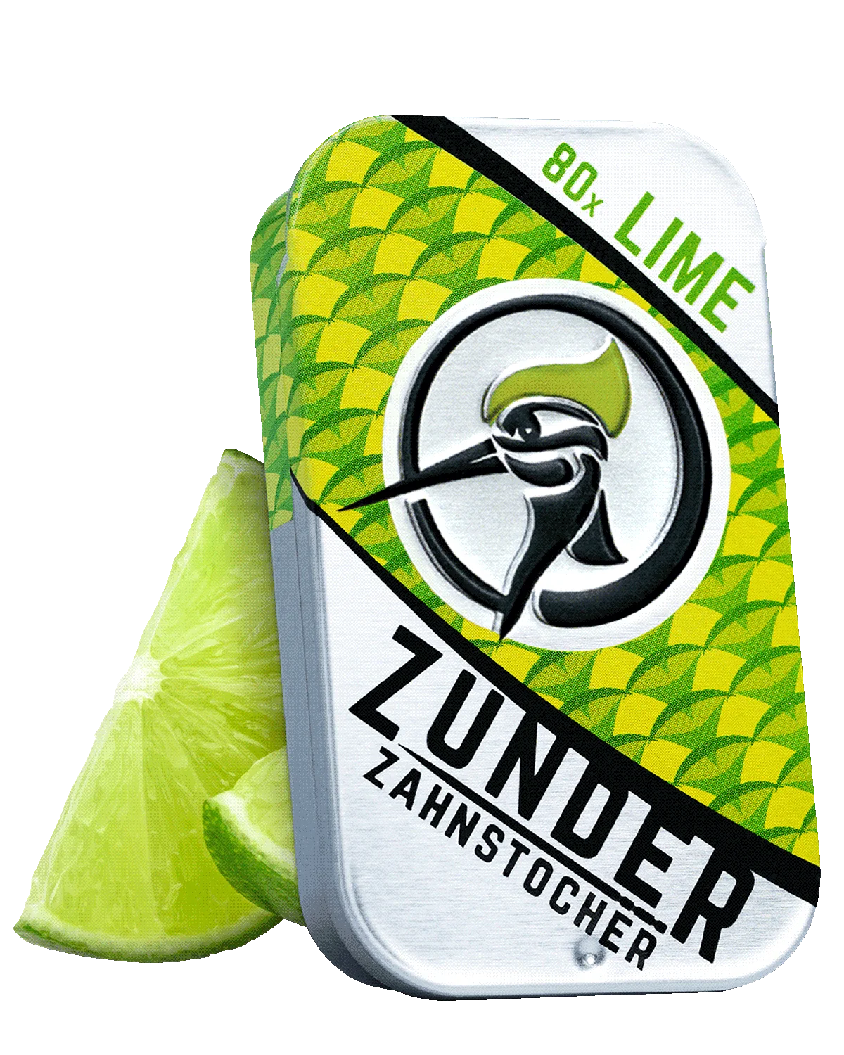Zunder Zahnstocher - Lime - Box - 80 Stück