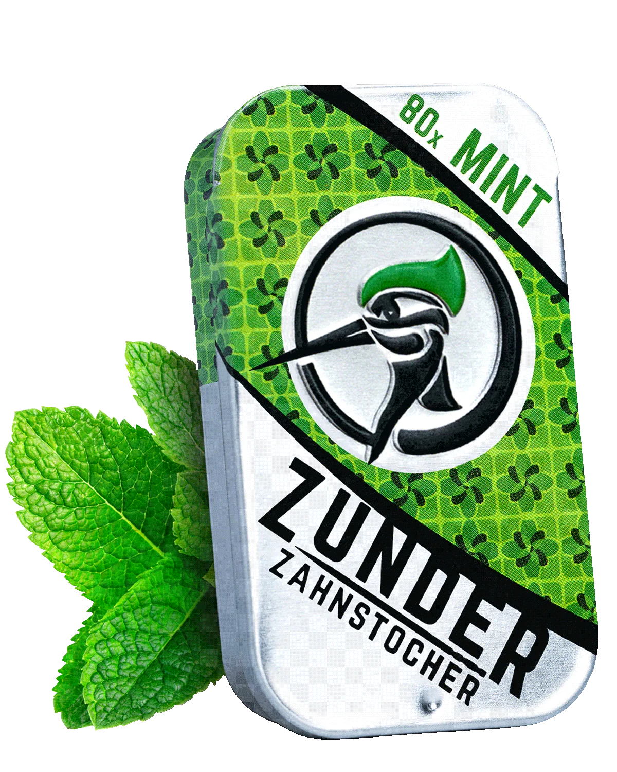 Zunder Zahnstocher - Mint - Box - 80 Stück