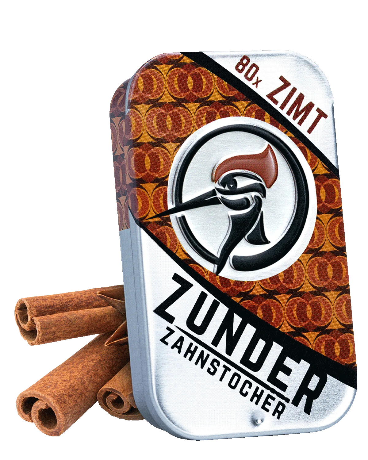 Zunder Zahnstocher - Zimt - Box - 80 Stück