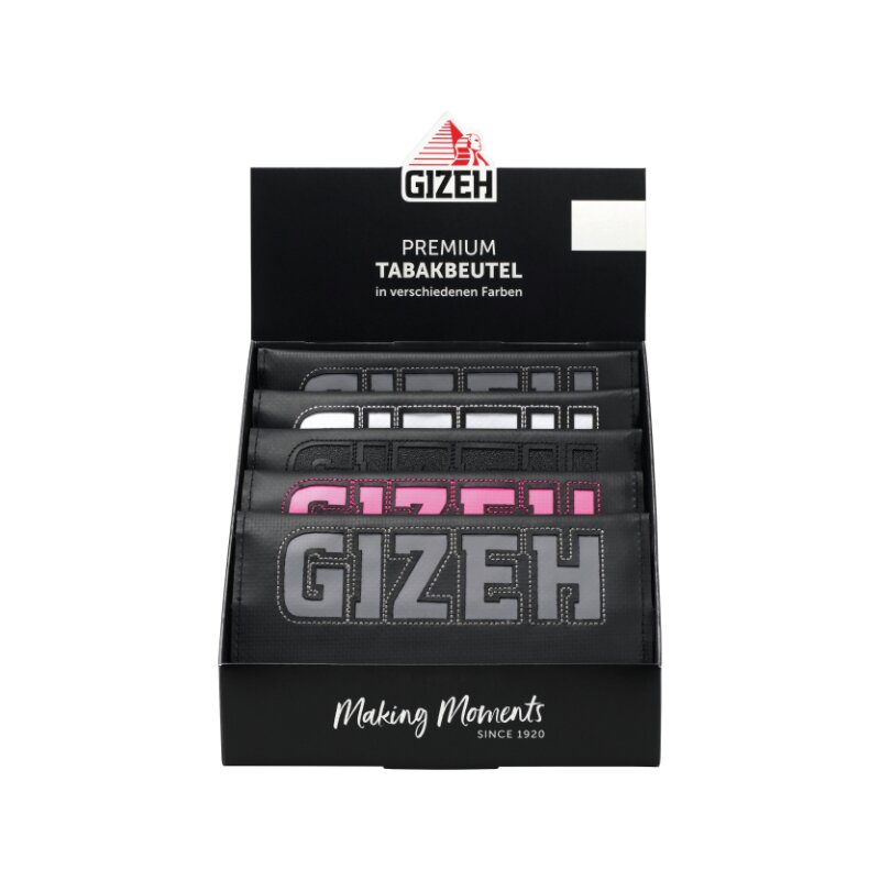 GIZEH - Premium Tabakbeutel - Box - 5 Stück